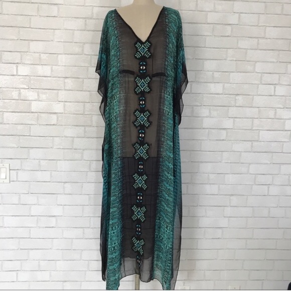 Urban Outfitters Other - Staring at Stars | Embroidered Sheer Kaftan